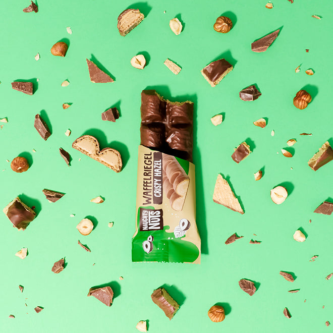 Bio Schoko-Waffelriegel Crispy Hazel
