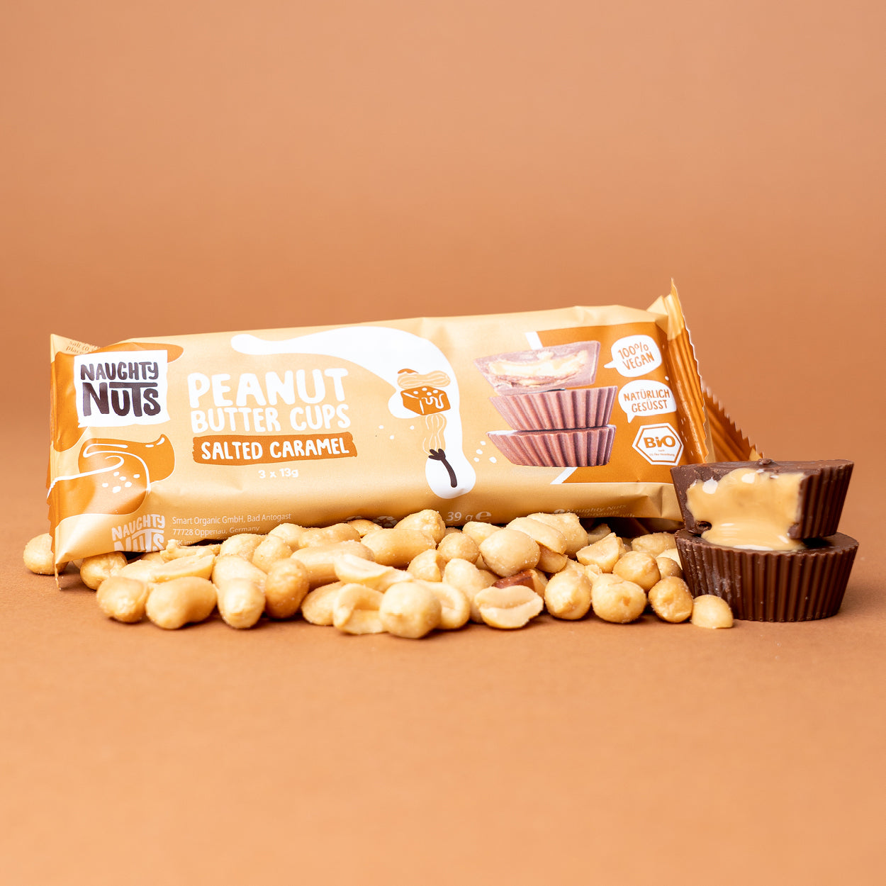 Bio Peanut Butter Cups Salted Caramel