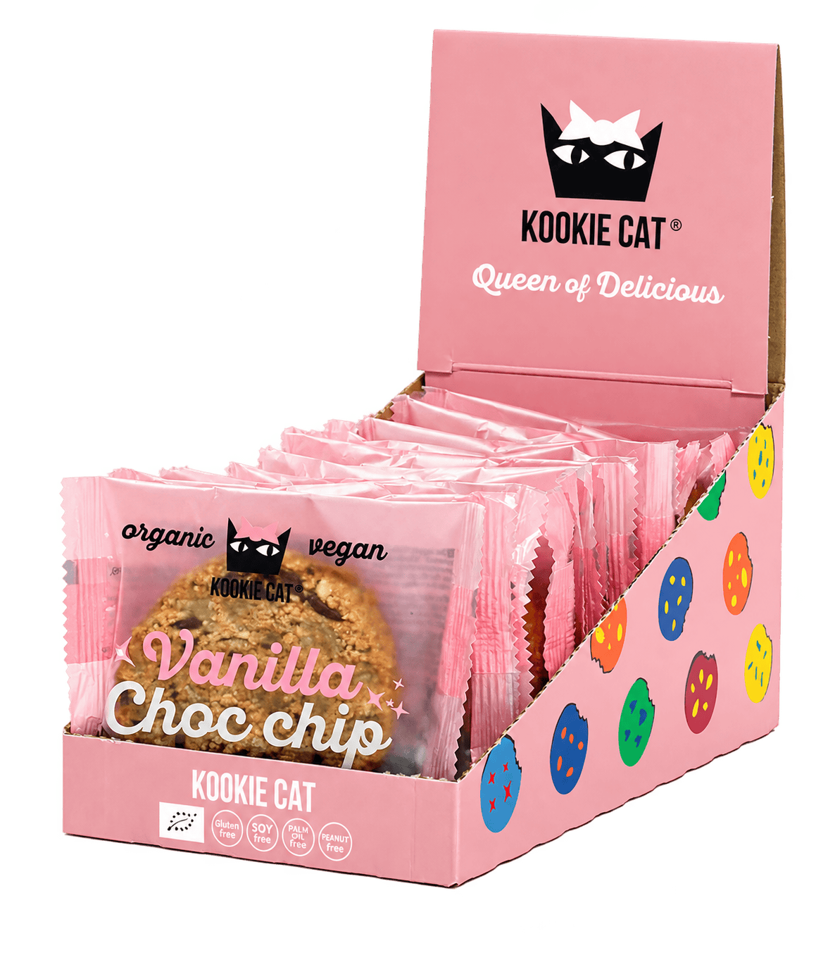 Kookie Cat Cookie Bio Cookie Chocolate-Chips & Vanille