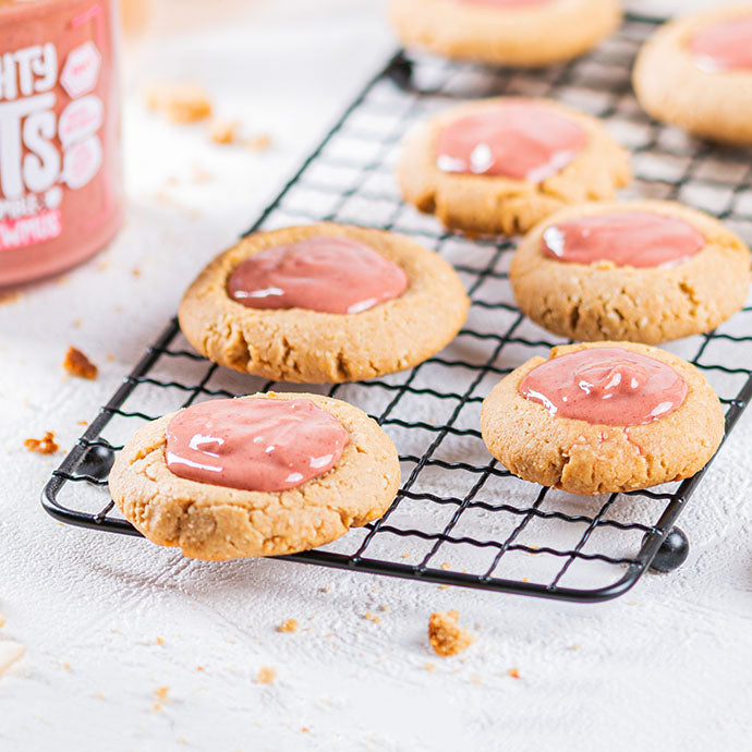 Engelsaugen mit Raspberry Rumble in der Füllung