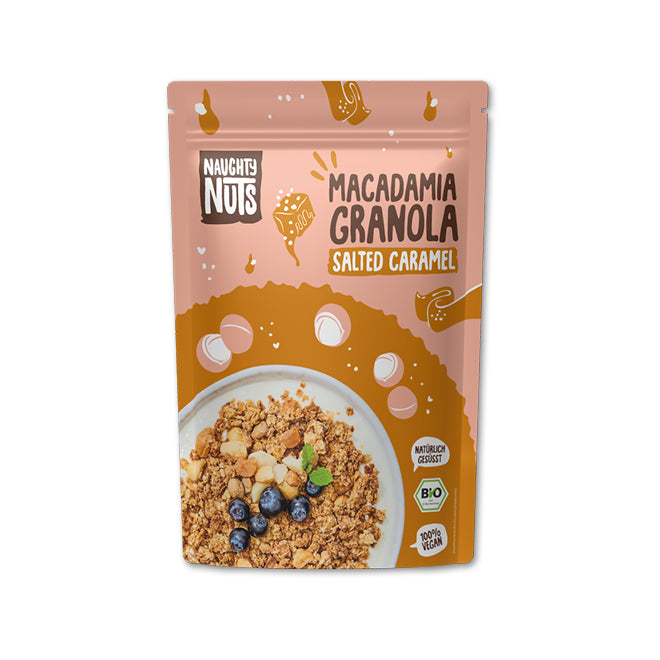 Bio Macadamia Granola Salted Caramel