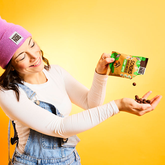 Bio Schoko-Haselnüsse (skinny dipped)