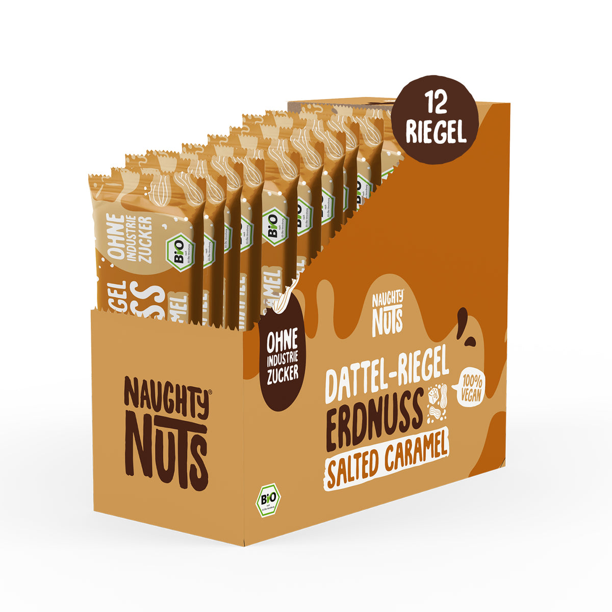 Bio Dattel-Riegel Erdnuss Salted Caramel
