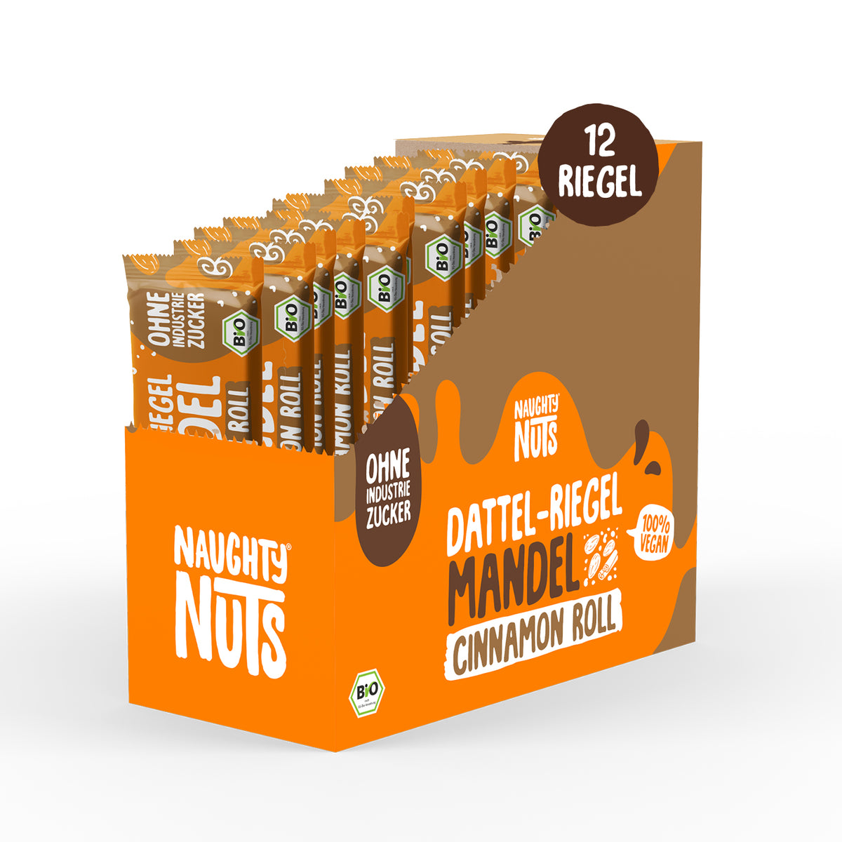 Bio Dattel-Riegel Mandel Cinnamon Roll