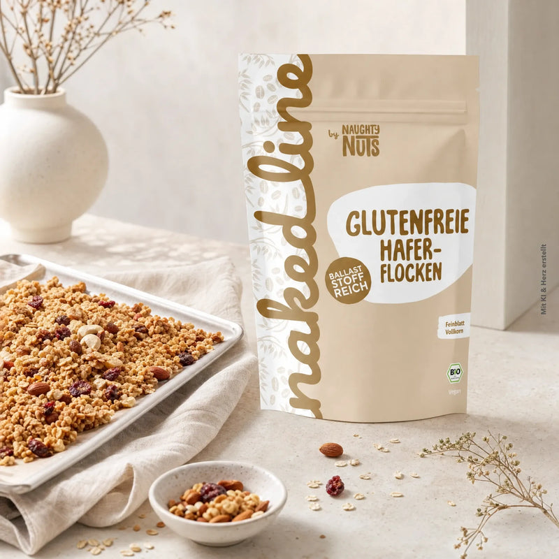 Glutenfreie Haferflocken 1kg | Knuspriges Granola