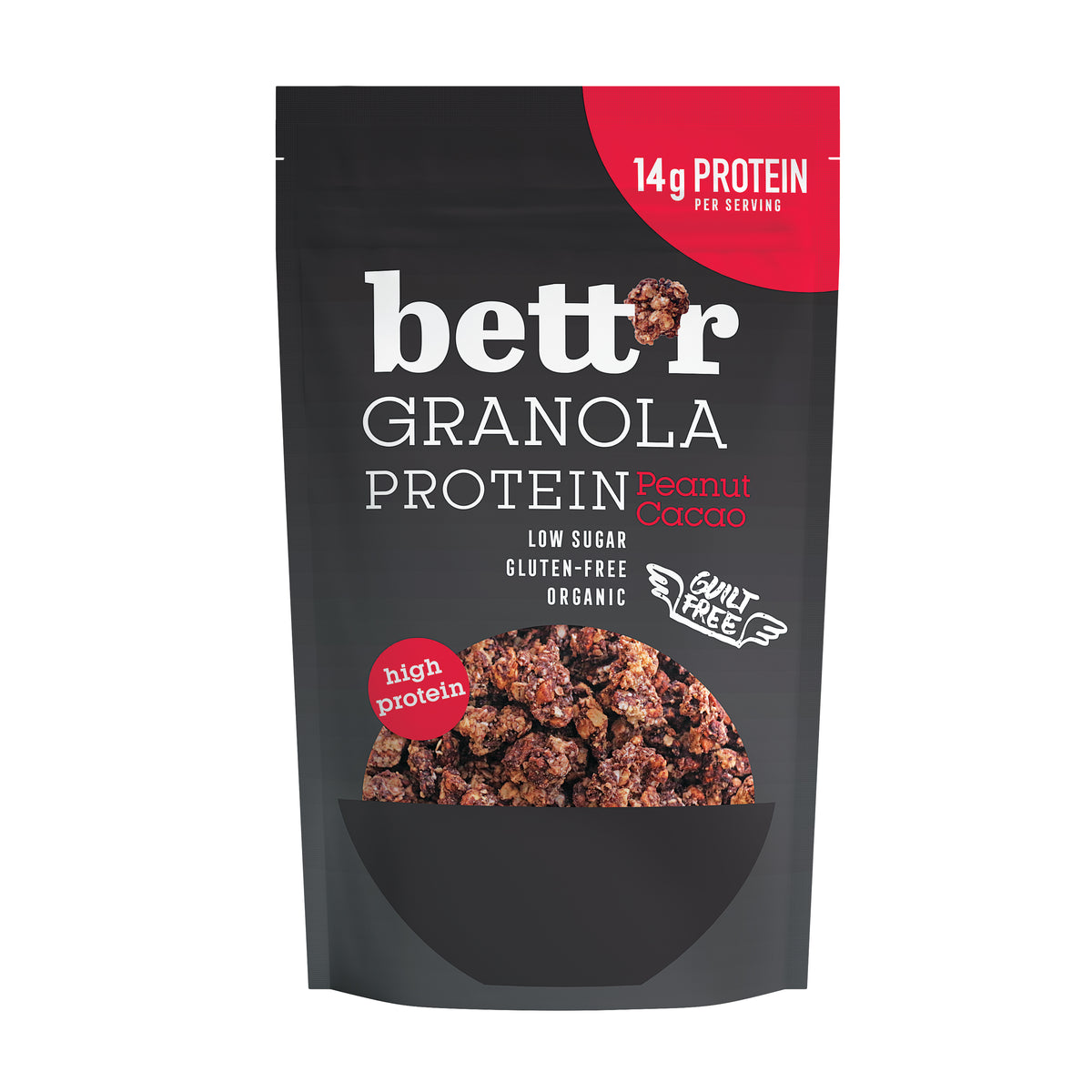 Bio Protein Granola Erdnuss &amp; Kakao
